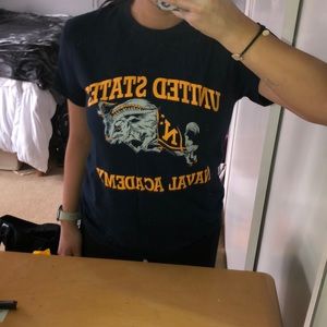 USNA T-Shirt naval academy tee size small